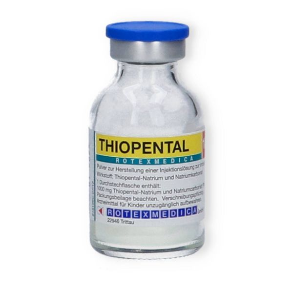 Thiopental 1.0 g  20 ml