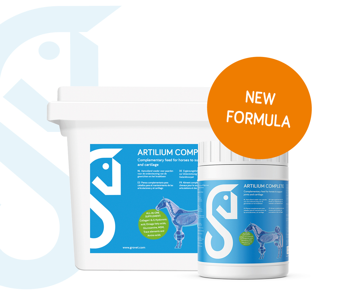 Our all-in-one supplement Artilium Complete with improved formula