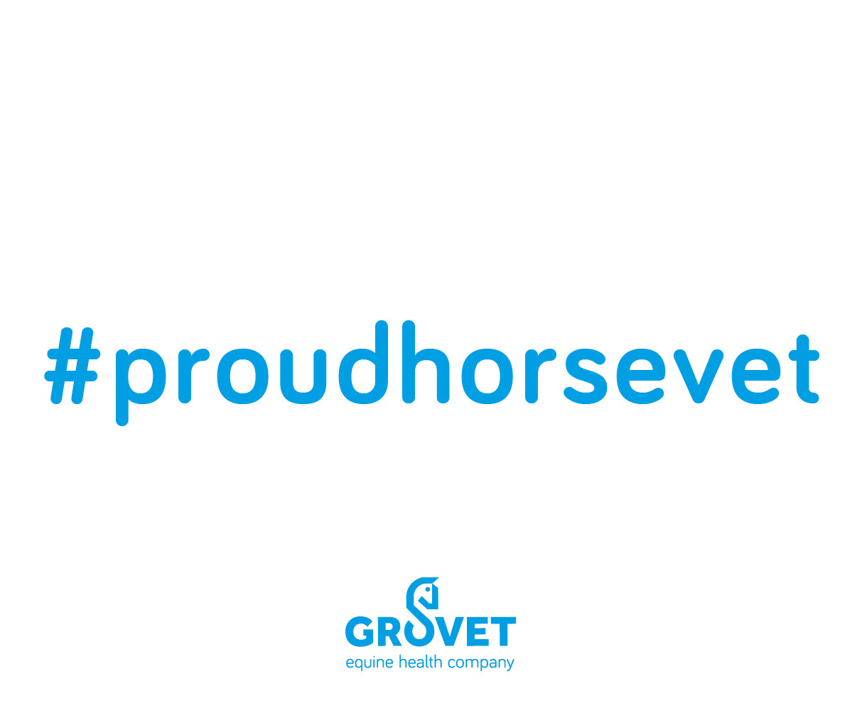  Receive a #proudhorsevet sticker sheet!