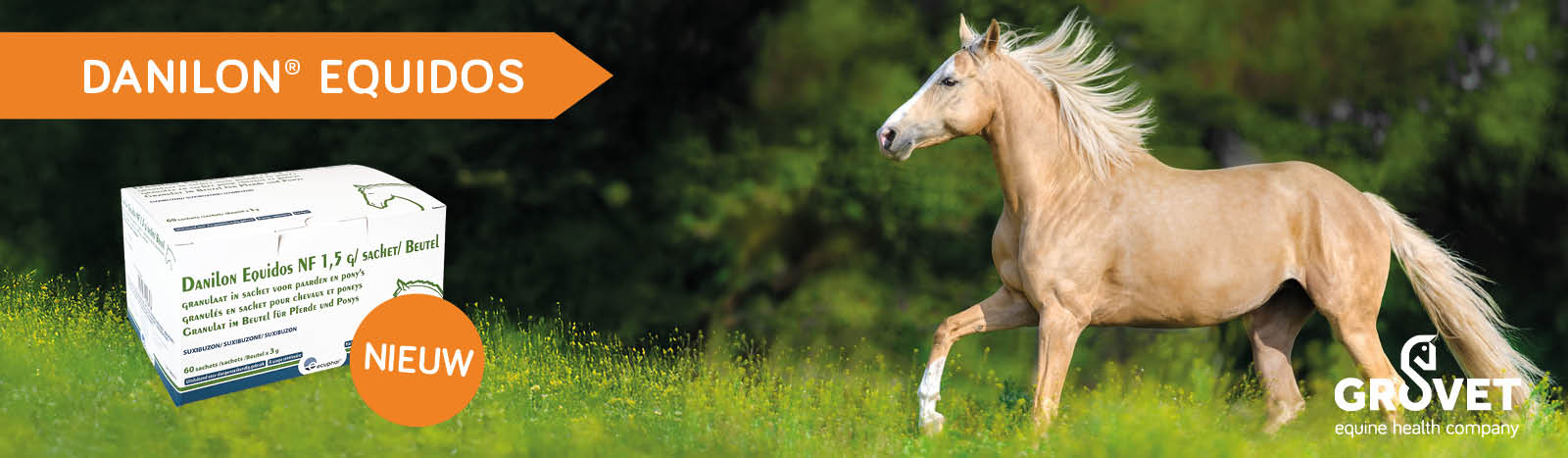 Danilon Equidons, nu met Nederlandse registratie